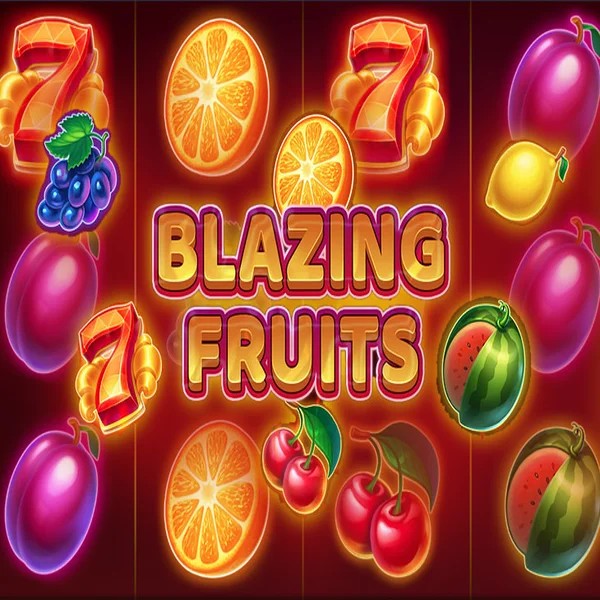 Blazing Fruits online game logo by Inbet Games on casinosankra.at