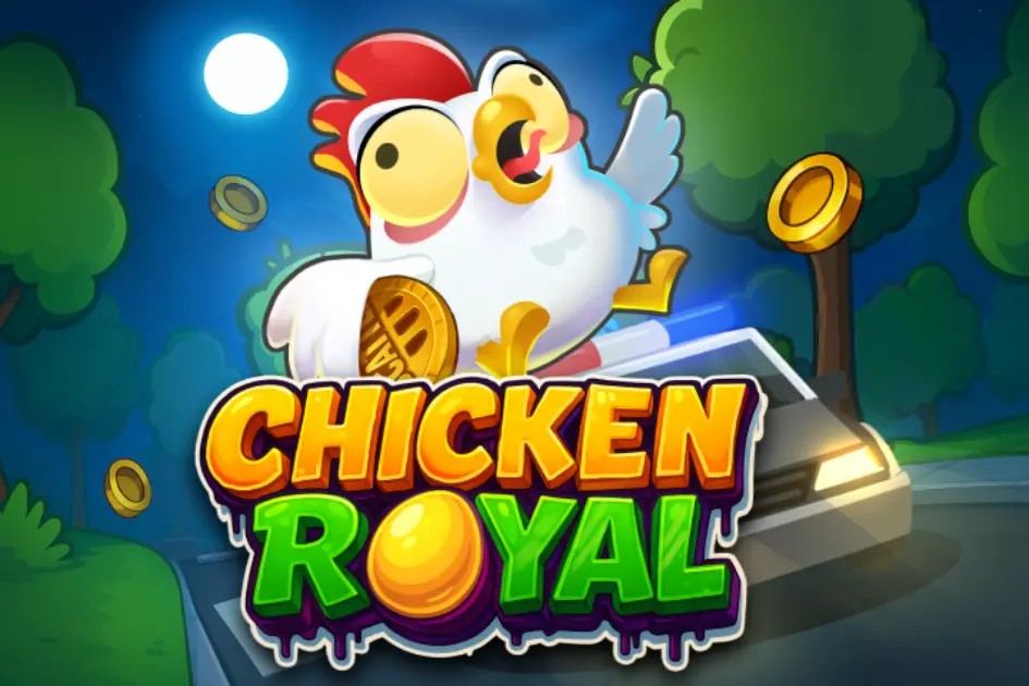 Chicken Royal slot logo by InOut at Sankra Casino