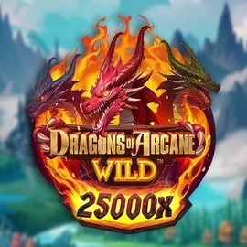 Slots logo of Dragons of Arcane Wild from Foxium at Sankra Casino