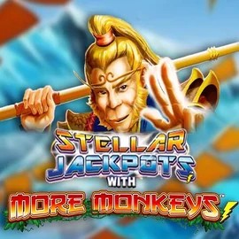 Stellar Jackpots with More Monkeys logo by Lightning Box Game at Sankra Casino